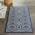 thumbnail image 1 of Nourison Jubilant Geometric Floral Navy/Ivory 2' x 4' Area Rug, (2' x 4'), 1 of 9