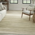 thumbnail image 1 of Nourison Jubilant Modern Green Ivory 5'3" x 7'3" Area Rug (5x7), 1 of 8