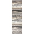 thumbnail image 1 of Nourison Jubilant Modern Grey Beige 2'3" x 7'3" Area Rug (2x7), 1 of 7