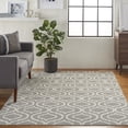 thumbnail image 1 of Nourison Jubilant Modern Moroccan Grey 4' x 6' Area Rug, (4' x 6'), 1 of 9