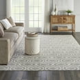 thumbnail image 1 of Nourison Jubilant Modern Moroccan Grey 7' x 10' Area Rug, (7' x 10'), 1 of 9