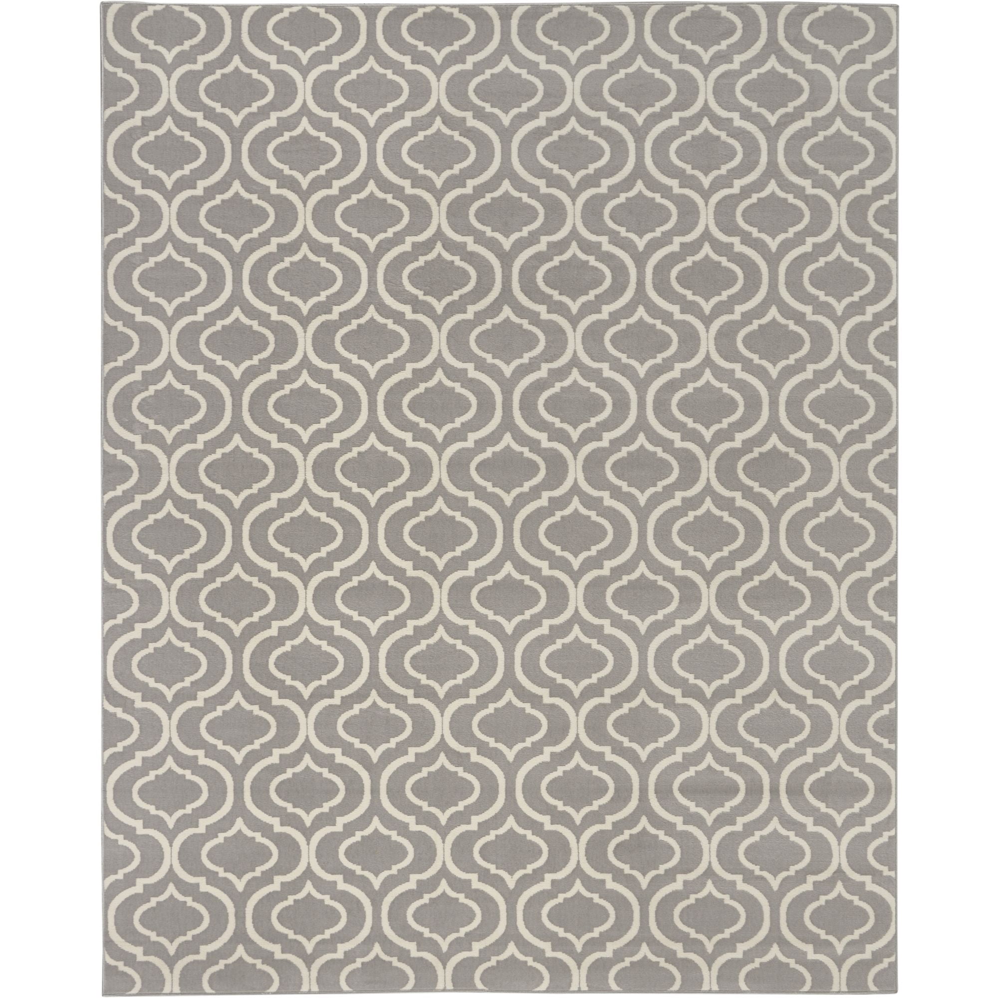Nourison Jubilant 7' x 10' Grey Contemporary Indoor Rug