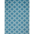 thumbnail image 1 of Nourison Jubilant 6' x 9' Blue Area Rug Eclectic Retro Trellis by Nourison, 1 of 9
