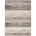 thumbnail image 1 of Nourison Jubilant Striped Grey/Beige 5'3" x 7'3" Area Rug (5x7), 1 of 10
