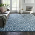 thumbnail image 1 of Nourison Jubilant Trellis Blue 8'6" x 12" Area Rug, (9x12), 1 of 8