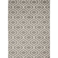 thumbnail image 1 of Nourison Jubilant Trellis Grey 5'3" x 7'3" Area Rug, (5x7), 1 of 11