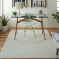 thumbnail image 1 of Nourison Jubilant Trellis Ivory/Blue 4' x 6' Area Rug, (4x6), 1 of 9