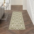 thumbnail image 1 of Nourison Jubilant Trellis Olive 2'3" x 7'3" Area Rug, (2x7), 1 of 7