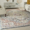 thumbnail image 1 of Nourison Juniper Persian Blue/Multicolor 7'10" x 9'10" Area Rug, (8x10), 1 of 9