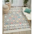 thumbnail image 1 of Nourison Kamala Boho Modern White 5'3" x 7'3" Area Rug, (5' x 7'), 1 of 7