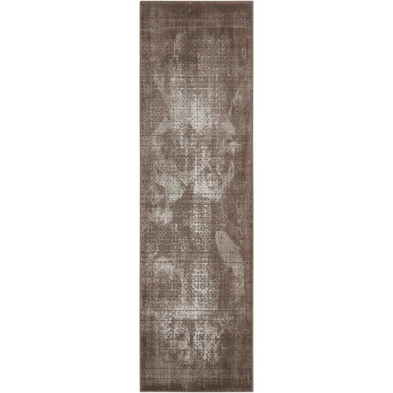 Nourison Karma KRM01 Ash Area Rug 2'2" x 7'6"