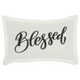 thumbnail image 1 of Nourison Kathy Ireland Pillow White Decorative Throw Pillow , 12"X20", 1 of 5