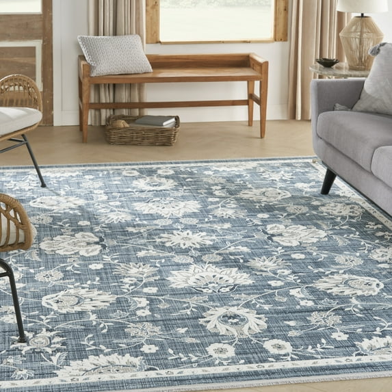 Nourison Lennox Bordered Area Rug, 7' 10" x 9' 10"