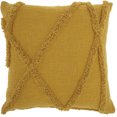 thumbnail image 1 of Nourison Life Styles Abstract Mustard Decorative Throw Pillow , 18" x 18", 1 of 5