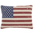 thumbnail image 1 of Nourison Life Styles American Flag Print 14" x 20" Multicolor Indoor Throw Pillow, 1 of 5
