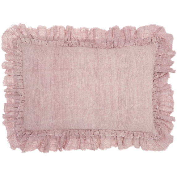 Nourison Life Styles Blush Decorative Throw Pillow , 16" x 24"