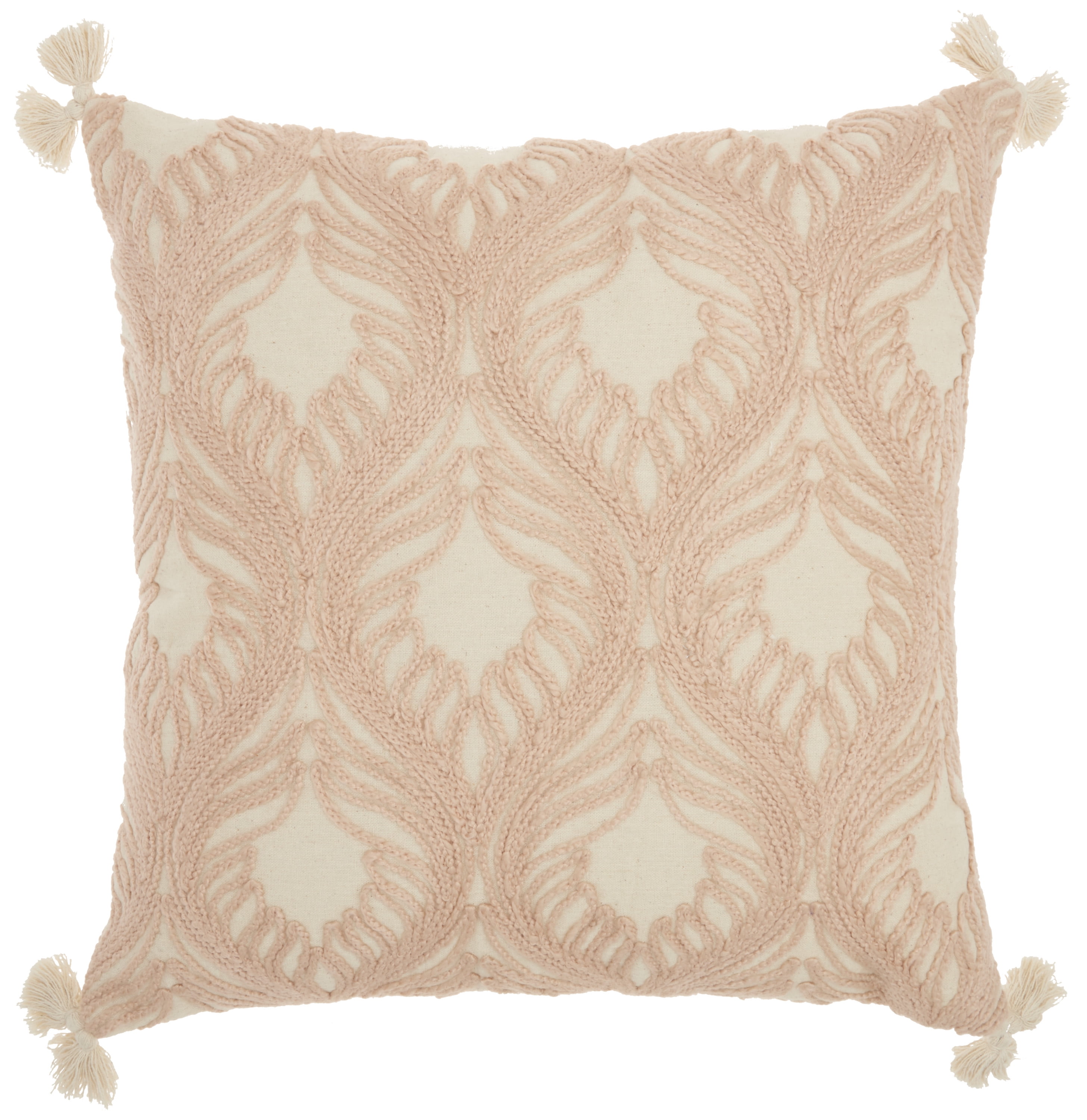Blush colored decorative pillows sale