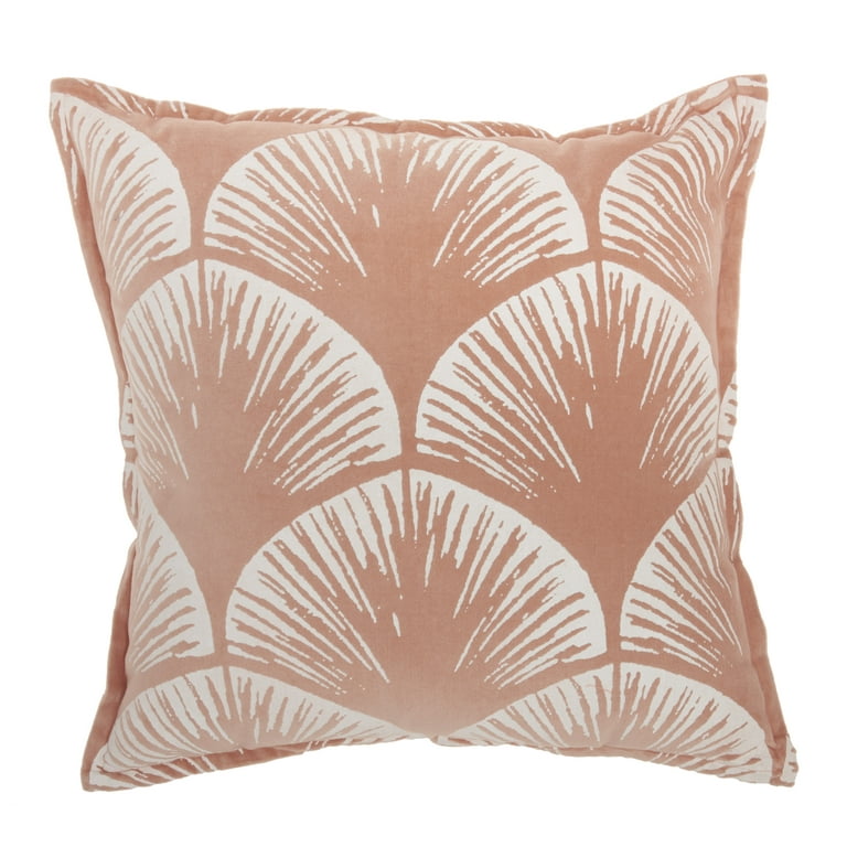 Nourison Outdoor Pillows Nature-inspired Coral Decorative Throw Pillow , 18 Nourison Outdoor Pillows Nature-inspired Coral Decorative Throw Pillow , 18