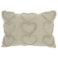 thumbnail image 1 of Nourison Life Styles Distressed Khaki Decorative Throw Pillow , 14" x 20", 1 of 5
