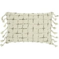 thumbnail image 1 of Nourison Life Styles Distressed Natural Decorative Throw Pillow , 14"X20", 1 of 7
