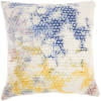 Nourison Life Styles Hand Stitched Tiedye Multicolor 22"X22" Throw Pillow