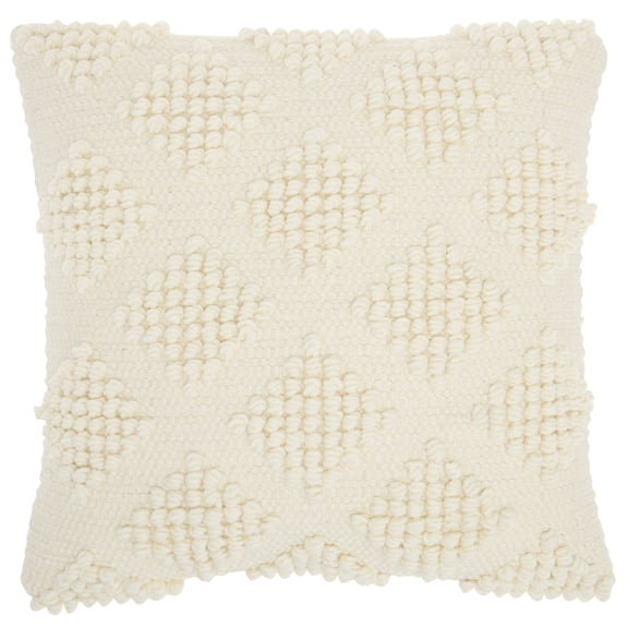 Nourison Life Styles Ivory Decorative Throw Pillow , 18"X18"