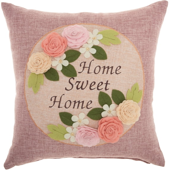 Nourison Life Styles Lavender Decorative Throw Pillow , 18" x 18"