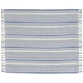 thumbnail image 1 of Nourison Life Styles Moroccan Stripes Ocean 50" x 60" Throw Blanket, 1 of 4