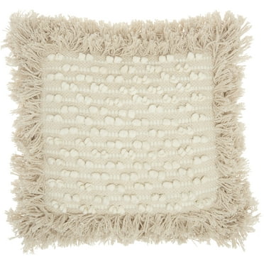 Nourison Life Styles Natural Decorative Throw Pillow , 18"X18"