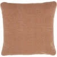 Clay Brown 20" x 20" Polyester Throw Pillow Set