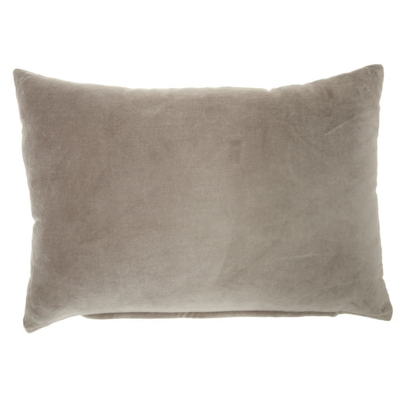 Nourison Life Styles Taupe Decorative Throw Pillow , 14"X20"