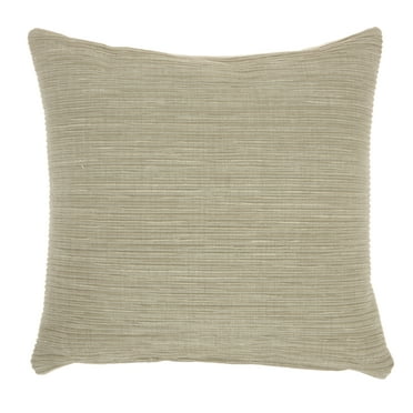Nourison Life Styles Taupe Decorative Throw Pillow , 18"X18"