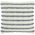 thumbnail image 1 of Nourison Life Styles Woven Lines And Dots Navy Decorative Throw Pillow , 18"X18", 1 of 5