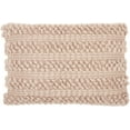 thumbnail image 1 of Nourison Life Styles Woven Stripes Blush Decorative Throw Pillow , 14"X20", 1 of 5