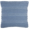 thumbnail image 1 of Nourison Life Styles Woven Stripes Ocean Decorative Throw Pillow , 18"X18", 1 of 5
