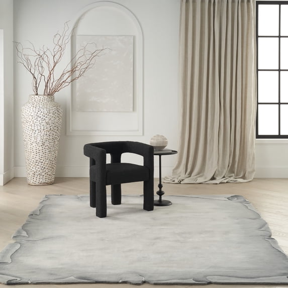 Nourison Limted Edition Modern Grey 7'9" x 9'9" Area Rug, (8x10)