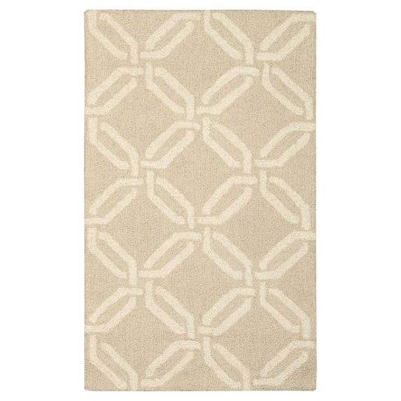 Nourison Linear Beige Area Rug