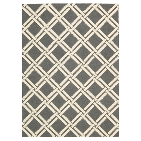 Nourison Linear Gray Ivory Rug