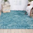 thumbnail image 1 of Nourison Linked 5' x 7'6" Marine Modern Indoor Rug, 1 of 9
