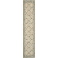 thumbnail image 1 of Nourison Living Treasures 30" x 144" Wool Indoor Rug in Ivory-Aqua, 1 of 5