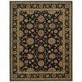thumbnail image 1 of Nourison Living Treasures 70" Round Wool Indoor Rug in Black Persian, 1 of 4