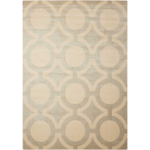Nourison Luminance LUM01 Area Rug 3'5" x 5'5" 4' x 6' Indoor Living Room Beige Rectangle