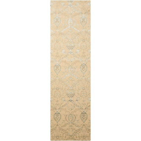 Nourison Luminance LUM07 Area Rug 2'3" x 8' Runner 8' Runner Runner, Indoor Living Room, Bedroom Grey