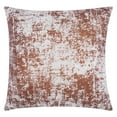 thumbnail image 1 of Nourison Luminecence Distressed Metallic Decorative Throw Pillow, 20" x 20", Copper, 1 of 3