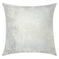 thumbnail image 1 of Nourison Luminecence Distressed Metallic Decorative Throw Pillow, 20" x 20", Silver, 1 of 3