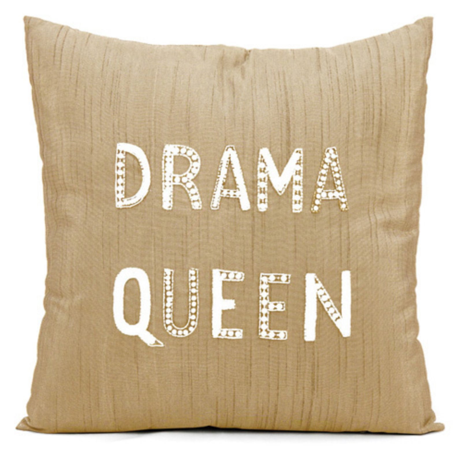 Dramatic Pillows Nourison Luminecence Drama Queen Champagne Throw Pillow - Walmart.com