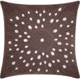 thumbnail image 1 of Nourison Luminecence Square Brown Accent Pillow 798019050108, 1 of 2