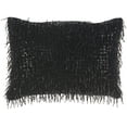 thumbnail image 1 of Nourison Luminescence Beaded Tassels Black 10" X 14" Throw Pillow, 1 of 6