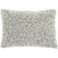 thumbnail image 1 of Nourison Luminescence Fully Beaded Pearls Ivory/Silver 10" X 14" Throw Pillow, 1 of 6