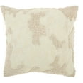 thumbnail image 1 of Nourison Luminescence Ivory Decorative Throw Pillow , 18" x 18", 1 of 2